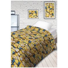 Покрывало стеганое "Непоседа" 145х200 "Миньоны" Миньоны 8677