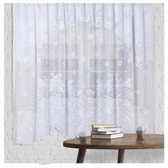 Штора Лента, кухонная, со шторной лентой, ширина 285 см