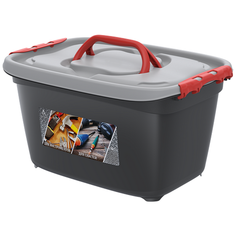 Ящик с органайзером InHome АП 429 46.8x32.4x25.6 см серый