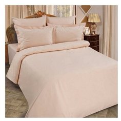 Простыня 2 сп Цвет эмоций беж 180х217см,100% хлопок, поплин 1153002 Традиция