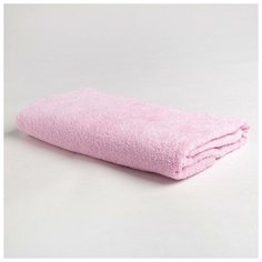 Полотенце махровое Экономь и Я 70х130 см, цв. розовый, 100% хлопок, 320 гр/м2 6957336