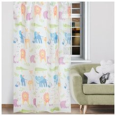 Тюль "Этель" Милые зверята, 250*260 см, без утяжелителя, 100% п/э 6935901