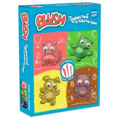Пластилин ВОЛШЕБНЫЙ МИР Plush пушистый пластилин "Глазки" (PL02201814)