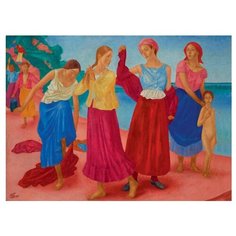 Пазлы 3000 деталей Петров-Водкин К.С. "Девушки на Волге Стелла Плюс