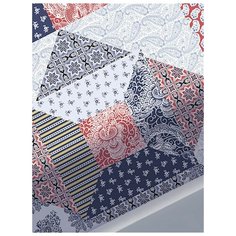 Простынь Сказка "Пэчворк" 150х215 см 1,5-спальная