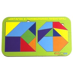Головоломка Woodland Октагон и головоломка Пифагора (083309) разноцветный