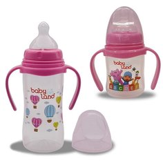 Набор бутылочек с ручками "Baby Land", широкие (150мл и 300мл)