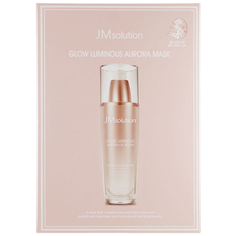 JM Solution увлажняющая маска с протеинами жемчуга и миндальным маслом Glow Luminous Aurora Mask, 30 мл, 10 шт.