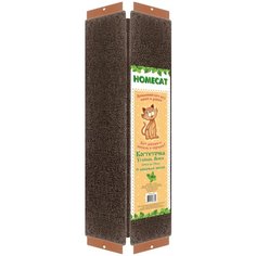 HOMECAT ВЕНГЕ 65х25 см когтеточка с кошачьей мятой угловая