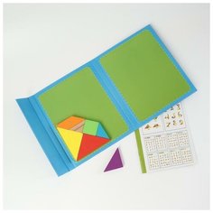 Детская развивающая головоломка магнитная "Составь фигуру" 28х17х2 см 6759378 Сима ленд