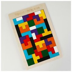 Детская развивающая головоломка "Тетрис" 27х18х0,5 см 6759373 Сима ленд