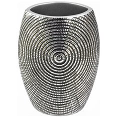 Стакан для зубных щеток WasserKRAFT Eider K-33328, серебристый