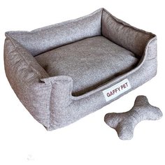 Лежак для собак и кошек Gaffy Pet Комфорт S 37х49х15 см коричневый