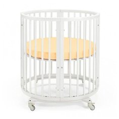 Простыня Крошка Я круглая, 115*115 см, коралловая, мако-сатин