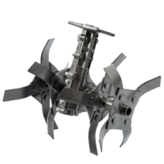 Почвофрезы (насадка-культиватор) на триммер 7 зубов 26 мм Рысь