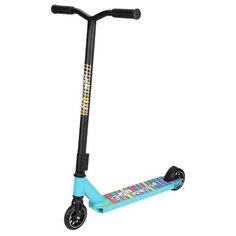 Детский трюковой самокат Show Yourself Print 110, голубой