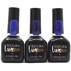 Набор для маникюра Textura lux Color Gel, 3 шт., 12 мл, king blau