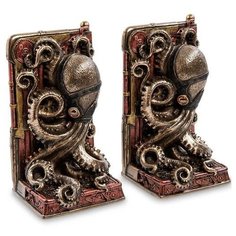 Держатель книг в стиле Стимпанк Осьминог WS-913 113-905353 Veronese