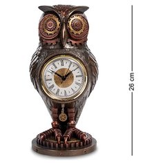 Статуэтка-часы в стиле Стимпанк Сова WS-186 113-903944 Veronese