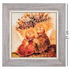 Панно керамическое Первая любовь 15х15 ANG-1165 113-504863 Artangels