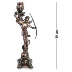 Статуэтка-подсвечник Диана - богиня охоты, женственности и плодородия WS-979 113-906302 Veronese