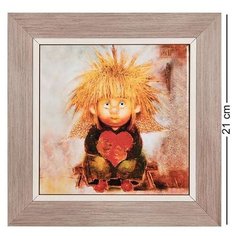 Панно керамическое Ангел любящего сердца 15х15 ANG-1169 113-504867 Artangels