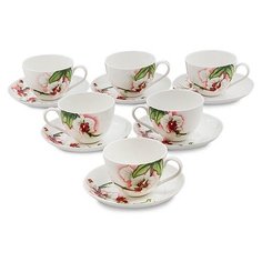 Чайный набор на 6 перс. Королевская орхидея JS-38 113-451609 Pavone