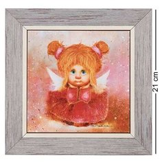 Панно керамическое Мечтательный ангел 15х15 ANG-773 113-503801 Artangels