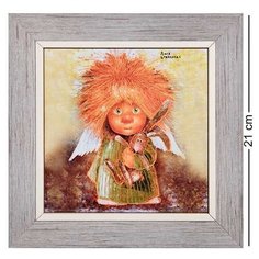 Панно керамическое Заботливый ангел 15х15 ANG-771 113-503799 Artangels