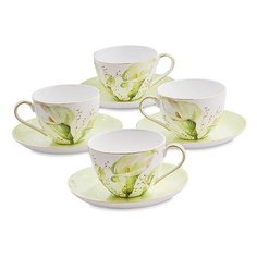 Чайный набор на 4 перс. Калла (Calla Charme Pavone) JK- 73 113-451451
