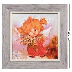 Панно керамическое Ангел хорошего настроения 15х15 ANG-776 113-503804 Artangels