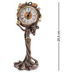 Часы Девушка и лотосы WS-687/ 2 113-903809 Veronese