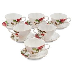 Чайный набор на 6 перс. Золотая Роза Рафаэлло JS-15 113-451586 Pavone