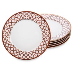 Набор из 6 тарелок Элегантность (Eleganza Pavone) JK-239 113-451932