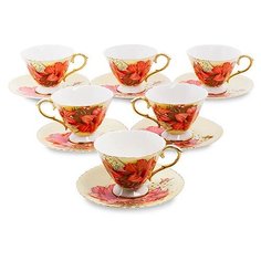 Чайный набор на 6 перс. Фиор Дель Аморе AS-67 113-451664 Pavone