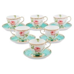 Чайный набор на 6 перс. Роза (Milano Rose Pavone) JK- 67 113-451445