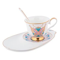 Чайная пара Песня Мотылька (Canzone Falena Pavone) JK-100 113-451478