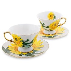 Чайный набор на 2 перс. Фиор Дель Аморе AS-56 113-451653 Pavone
