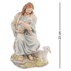 Статуэтка Иисус с ягненком WS-507 113-902327 Veronese