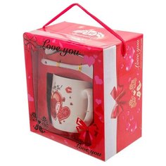 Кружка с ложкой Нежность MUG-164/1 113-108682 Art East