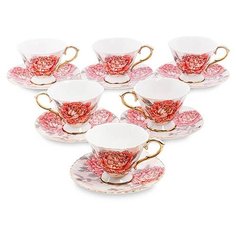 Чайный набор на 6 перс. Фиор Дель Аморе AS-63 113-451660 Pavone
