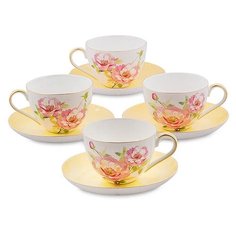 Чайный набор на 4 перс. Пионы (Torino Peony Pavone) JK- 80 113-451458