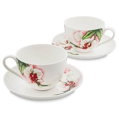 Чайный набор на 2 перс. Королевская орхидея JS-37 113-451608 Pavone