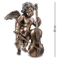 Статуэтка Херувим с виолончелью WS-976 113-906299 Veronese