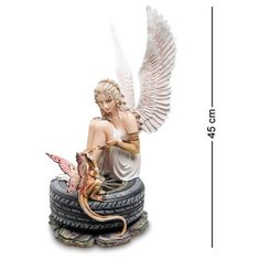 Статуэтка Ангел на автошине с драконом GA-85 113-904416 Great Art