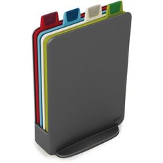 Набор разделочных досок Joseph Joseph Index™ Compact Mini, 21х15 см, 4 шт., графит
