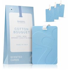 Mr&Mrs Fragrance Ароматизатор для шкафа Cotton Bouquet 3шт