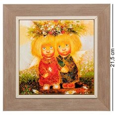Панно керамическое Ангелы исполняющие мечты 15х15 ANG-414 113-502128 Artangels