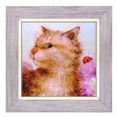 Панно керамическое Неожиданная встреча 15х15 ANG-948 113-504210 Artangels