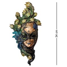 Венецианская маска Павлин WS-307 113-902240 Veronese